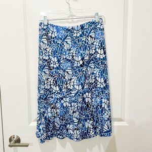 Soft Surroundings Blue Rayon Skirt